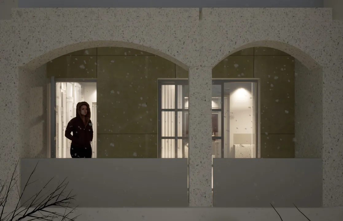 Hayedeh Changizian House-Museum — First-Floor Elevation