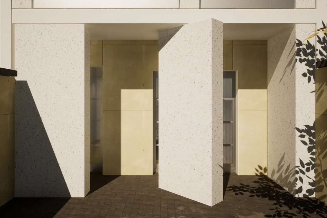 Hayedeh Changizian House-Museum — Volumes and Curtain
