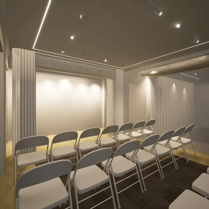 Hayedeh Changizian House-Museum — Ground-Floor Hall No. 1 During a Performance