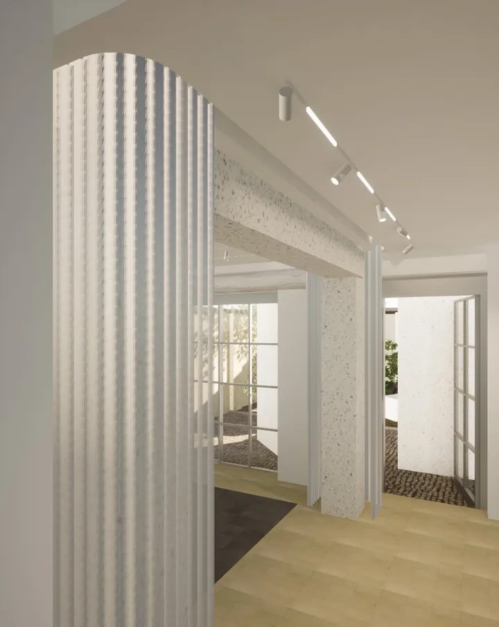 Hayedeh Changizian House-Museum — Stage Curtain — Open