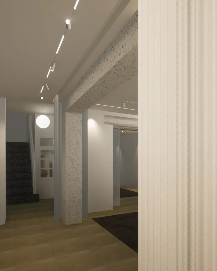 Hayedeh Changizian House-Museum — Stage Curtain — Open