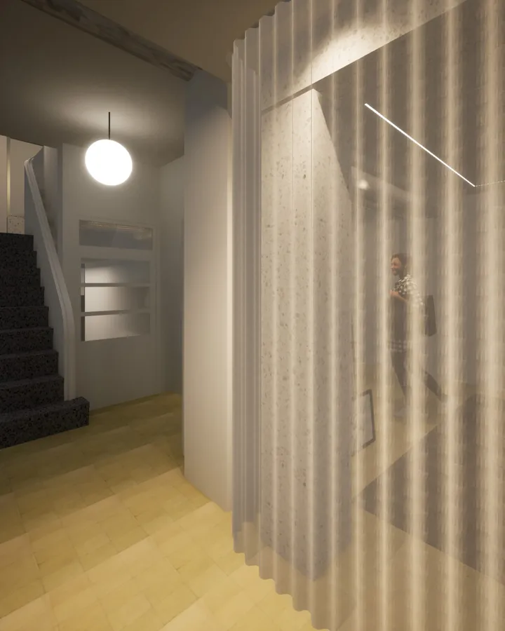 Hayedeh Changizian House-Museum — Stage Curtain — Closed