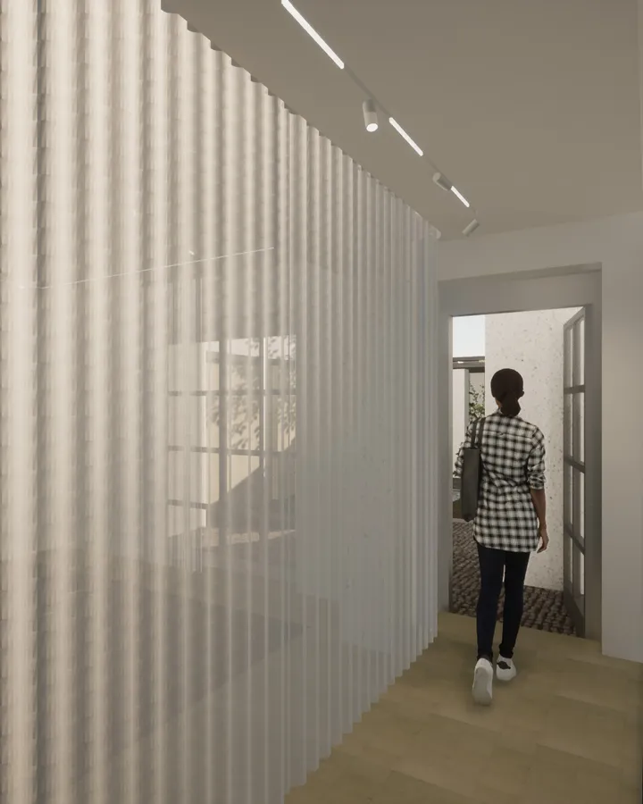 Hayedeh Changizian House-Museum — Stage Curtain — Closed