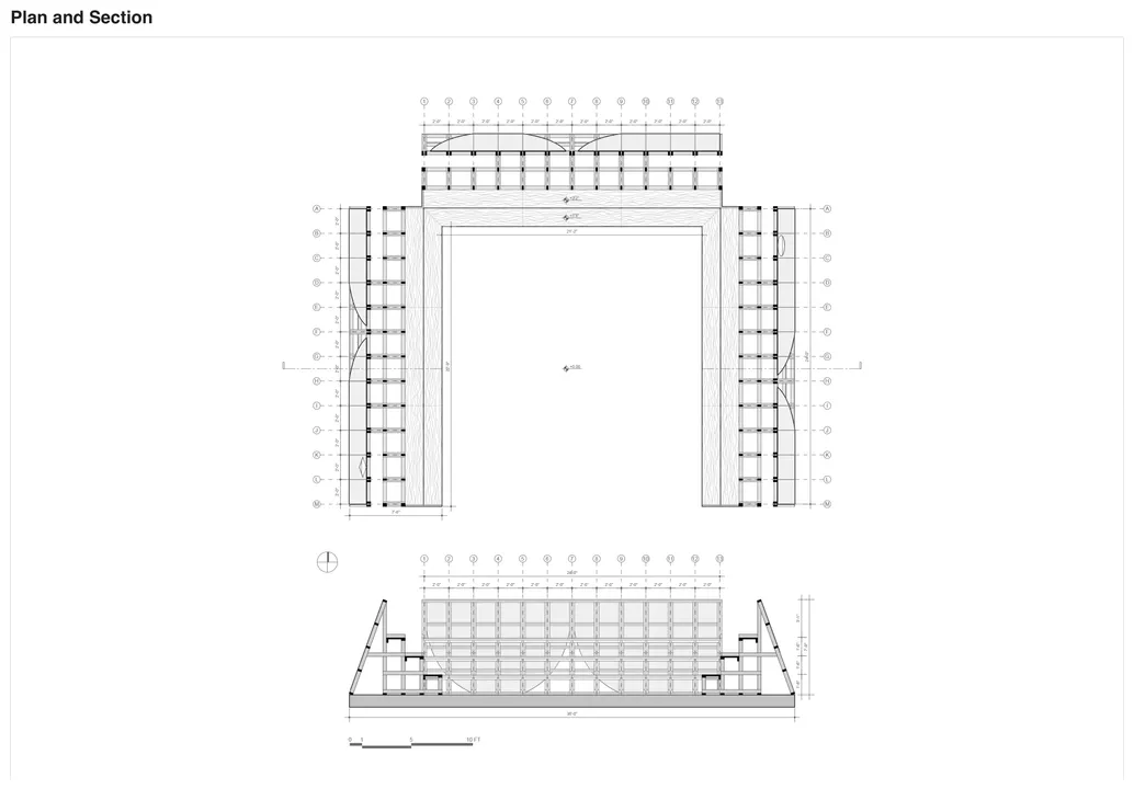 Ragdale Ring — Plan and Section